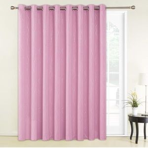Blackout Room Curtain Wave Line with Dots Foil Printed Blackout Drapes Grommet